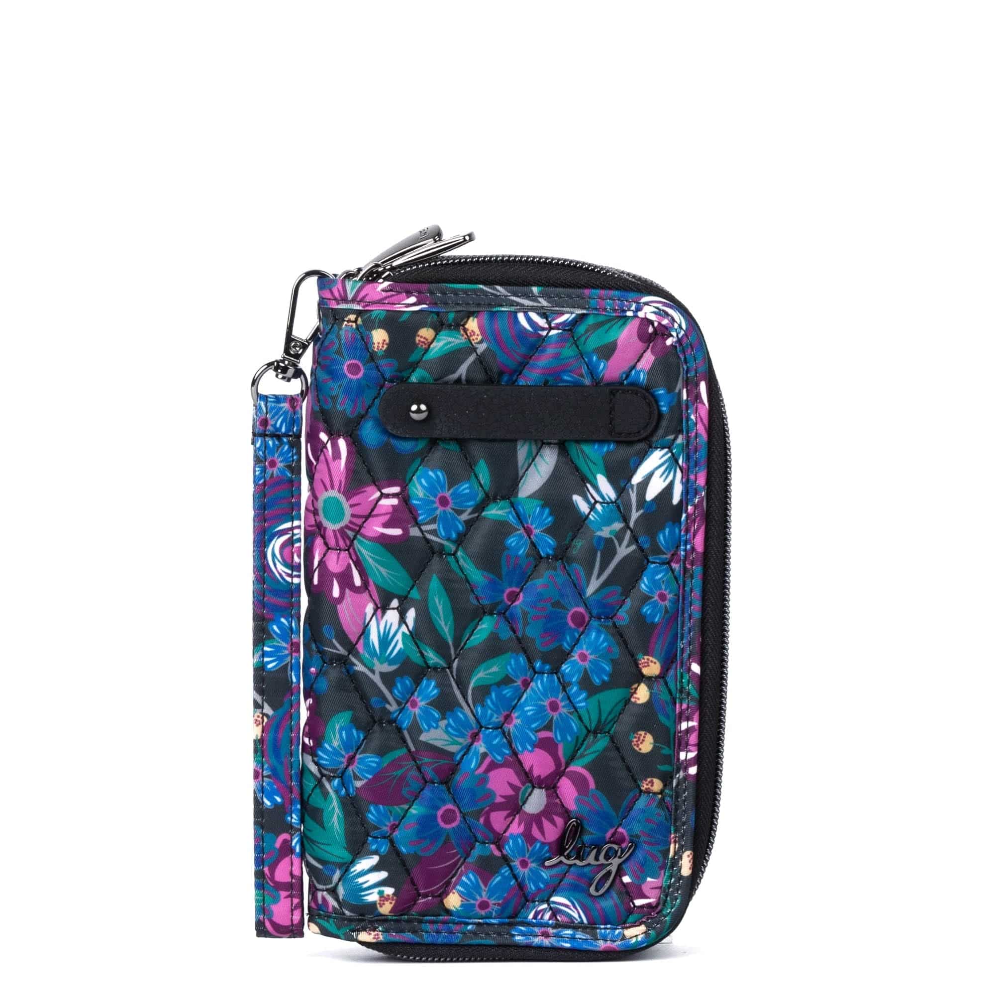 Tram Zip RFID Wallet - WHIMSY BLACK - Tram_Zip_WhimsyBlack_01